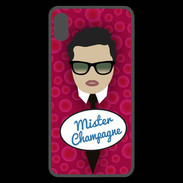 Coque  iPhone XS Max Premium Mister Champagne Brun