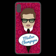 Coque  iPhone XS Max Premium Mister Champagne Chatain