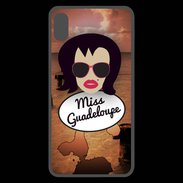 Coque  iPhone XS Max Premium Miss Guadeloupe Brune