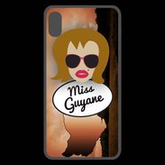 Coque  iPhone XS Max Premium Miss Guyane Rousse
