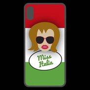 Coque  iPhone XS Max Premium Miss Italie Rousse