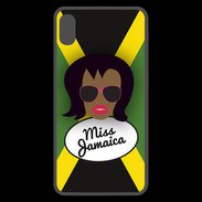 Coque  iPhone XS Max Premium Miss Jamaica Black
