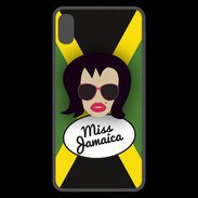 Coque  iPhone XS Max Premium Miss Jamaica Brune