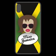 Coque  iPhone XS Max Premium Miss Jamaica Chatain