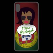 Coque  iPhone XS Max Premium Miss Portugal Black