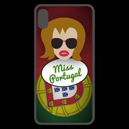 Coque  iPhone XS Max Premium Miss Portugal Rousse