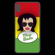Coque  iPhone XS Max Premium Miss Rasta Brune
