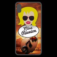 Coque  iPhone XS Max Premium Miss Réunion Blonde