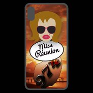 Coque  iPhone XS Max Premium Miss Réunion Rousse