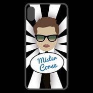 Coque  iPhone XS Max Premium Mister Corse Chatain
