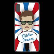 Coque  iPhone XS Max Premium Mister France Chatain