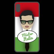 Coque  iPhone XS Max Premium Mister Italie Brun