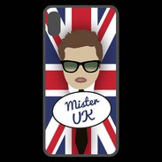 Coque  iPhone XS Max Premium Mister UK Chatain
