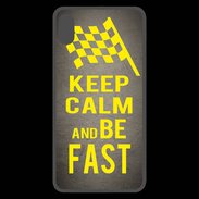 Coque  iPhone XS Max Premium Keep Calm and Be Fast Gris