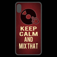 Coque  iPhone XS Max Premium Keep Calm and Mix That Rouge