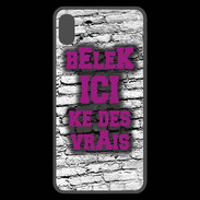 Coque  iPhone XS Max Premium Belek Ici Violet