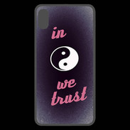 Coque  iPhone XS Max Premium In Zen We trust Rouge ZG