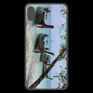 Coque  iPhone XS Max Premium DP Barge en bord de plage 2