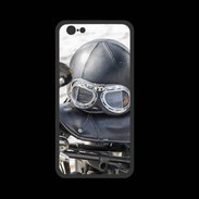 Coque  Iphone 8 PREMIUM Casque de moto vintage