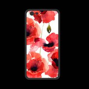 Coque  Iphone 8 PREMIUM Illustration de coquelicots