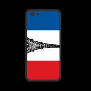 Coque  Iphone 8 PREMIUM Drapeau français et Tour Eiffel
