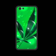 Coque  Iphone 8 PREMIUM Cannabis Effet bulle verte