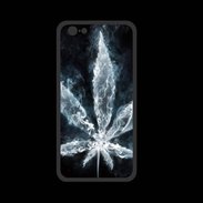 Coque  Iphone 8 PREMIUM Feuille de cannabis en fumée