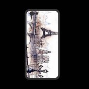 Coque  Iphone 8 PREMIUM Vintage Paris en dessin