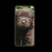 Coque  Iphone 8 PREMIUM Chien labrador chocolat 3