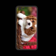 Coque  Iphone 8 PREMIUM Chiot Cavalier King Charles 1