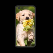 Coque  Iphone 8 PREMIUM Chiot Golden red river