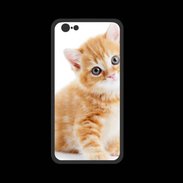 Coque  Iphone 8 PREMIUM Chaton marron et blanc