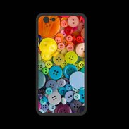 Coque  Iphone 8 PREMIUM Arc en ciel de boutons de couture