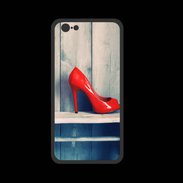 Coque  Iphone 8 PREMIUM Escarpin rouge