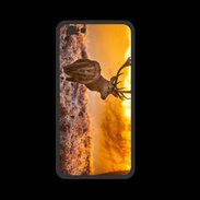 Coque  Iphone 8 PREMIUM Cerf au levé du soleil