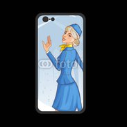 Coque  Iphone 8 PREMIUM Hôtesse de l'air 6