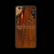 Coque  Iphone 8 PREMIUM Canne à pêche et hameçons pêcheur