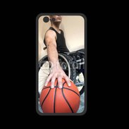 Coque  Iphone 8 PREMIUM Joueur de basket en fauteuil