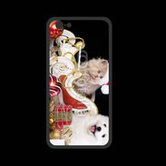 Coque  Iphone 8 PREMIUM Chaton et Chiot Noël