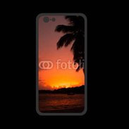 Coque  Iphone 8 PREMIUM Cocotier au soleil couchant