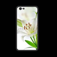 Coque  Iphone 8 PREMIUM Fleurs de Lys blanc