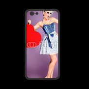 Coque  Iphone 8 PREMIUM femme glamour coeur style betty boop