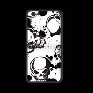 Coque  Iphone 8 PREMIUM Fond Tête de mort 1500