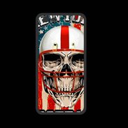 Coque  Iphone 8 PREMIUM football US tête de mort