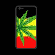 Coque  Iphone 8 PREMIUM Drapeau allemand cannabis