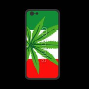 Coque  Iphone 8 PREMIUM Drapeau italien cannabis