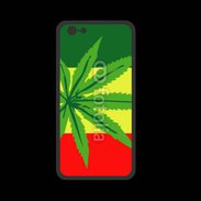 Coque  Iphone 8 PREMIUM Drapeau reggae cannabis