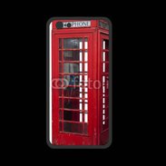 Coque  Iphone 8 PREMIUM Cabine téléphonique rouge
