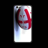 Coque  Iphone 8 PREMIUM Ballon de rugby Georgie