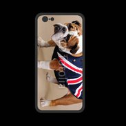 Coque  Iphone 8 PREMIUM Bulldog anglais en tenue